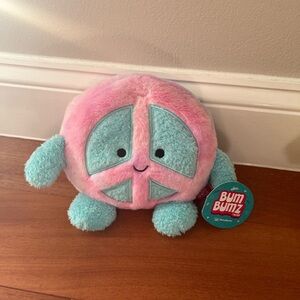Bum Bumz Pink and Blue Peace Plush Toy
